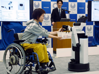 Olympics: Tokyo 2020 unveils robots to help wheelchair users, workers and athletes
