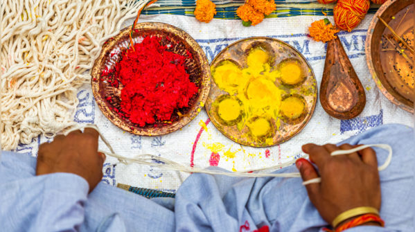 Blessings with the red colour
