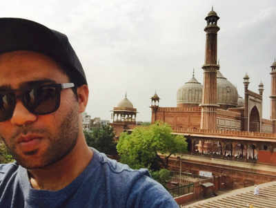 Ali Abbas Zafar shoots for 'Sultan' at Jama Masjid