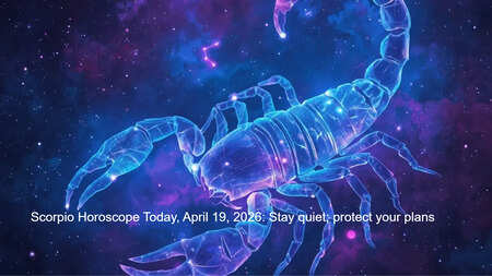 Scorpio Horoscope Today, April 19, 2026: Stay quiet, protect your plans
