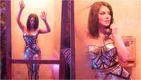 Sunny Leone strikes a killer pose in a metallic silver futuristic outfit! 