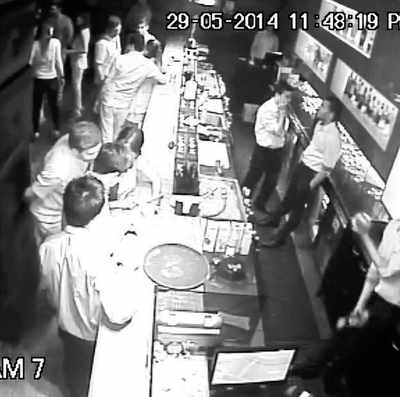 CCTV clip shows diamond merchant firing at manager