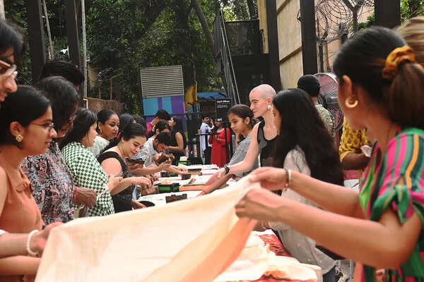 Dabble in the fine art of block printing this weekend