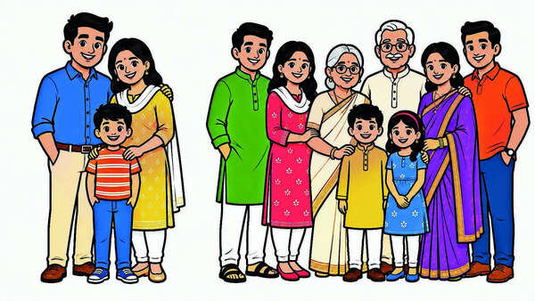 Half of Guj families nuclear - 56% urban, 50% rural