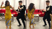 Watch: Priyanka and Nick Jonas dancing to Bollywood song 