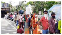 Chaos at Coimbatore station as migrants try to catch special train back home 