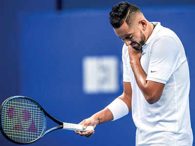 Nick Kyrgios suffers dramatic first-round exit