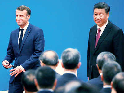 Xi, Macron unite on climate after US exit