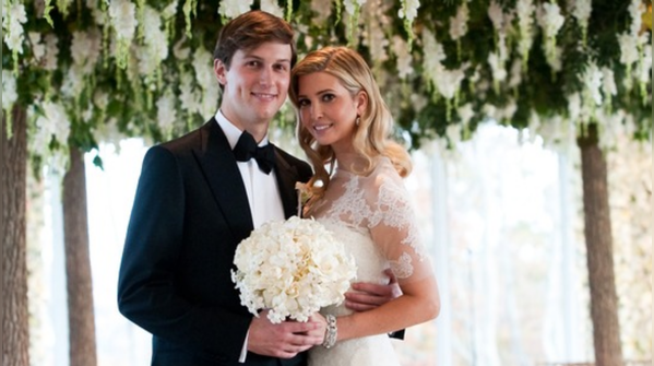 Her wedding gown
