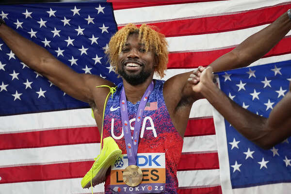 Sensational! Noah Lyles creates history, matches Usain Bolt record with world 200 metres title