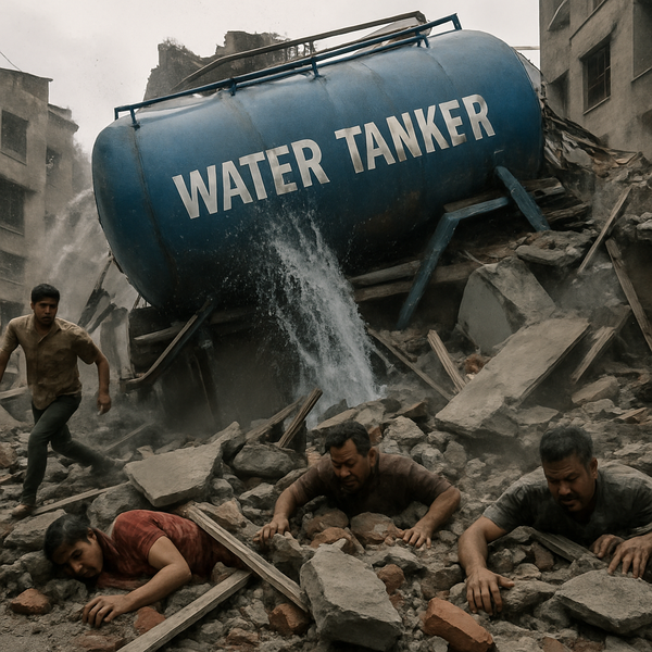 Overhead tank collapses in Bareilly village, eight injured