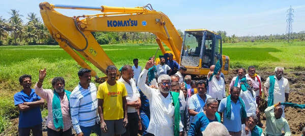 Protest continues over building Nimhans on farm land