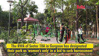 A park designated to women in Gurgaon 