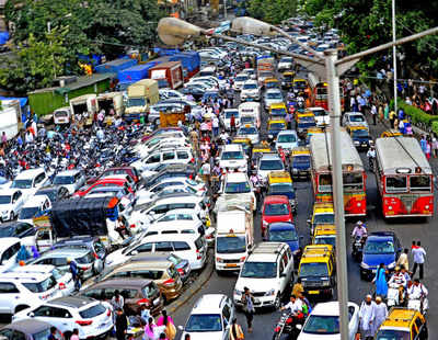 Number of vehicles in Mumbai up 50% in 5 years