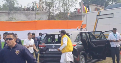 Bharat Jodo Nyay Yatra live updates: MP Rahul Gandhi's car vandalised in Bengal's  Malda, Congress seethes - The Times of India