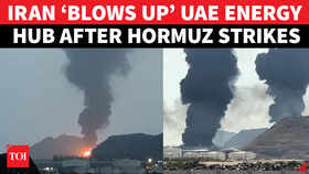 Iranian Drone Strike Ignites Massive Fire at UAE&rsquo;s Fujairah Oil Hub