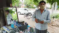 Watch: Chandigarh roadside barbers reopen with SOP 