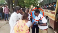 On cam: Elderly man abused and threatened by bus ticket inspector in Tamil Nadu 