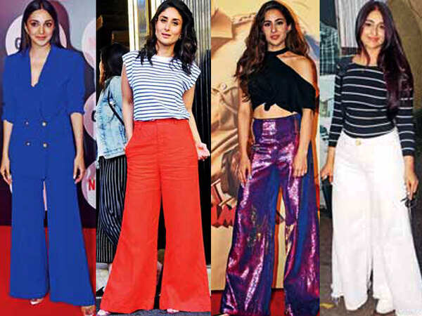 Say hello to wide-leg pants