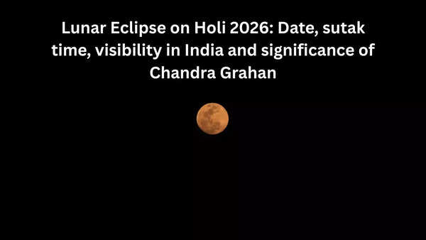 Lunar Eclipse Date and Time in India: Sutak time, visibility, and significance of first Chandra Grahan