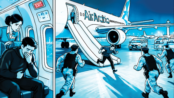 ‘Opened emergency exit, jumped’: How flyer triggers runway shutdown at Chennai airport; CISF nabs him after chase