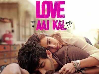 Sara, Kartik look lost in love in Love Aaj Kal poster