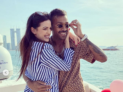 Photos: Hardik Pandya meets fiancée Natasa Stankovic's parents for the first time