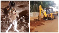 Moonwalk effect: BBMC repairs potholes after parody video goes viral 