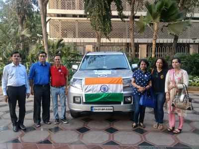 Mumbai man sets off to London by road; aims to create awareness about organ donation