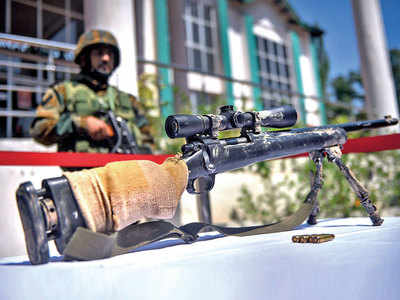 Sniper rifle, IEDs found along yatra route