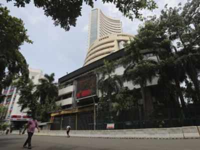 Sensex dips by 97 points amid rising geopolitical tensions