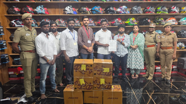 BIS officials raid helmet shop in Coimbatore, seize non-ISI protective gear