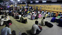 Nashik: Stranded labourers return home on 'Shramik Special' train 