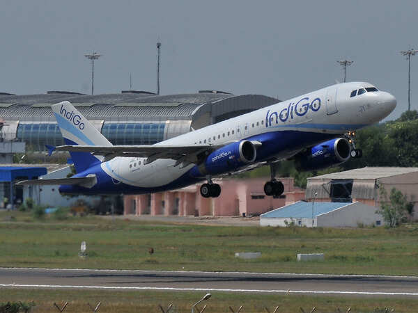 IndiGo flight lands at Hubballi airport after hovering in air for an hour due to bad weather