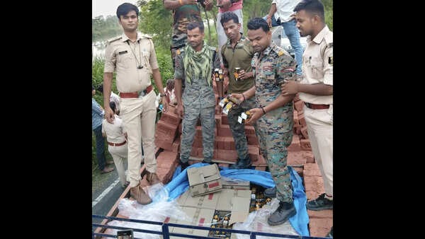 Illicit liquor seized from brick-laden tractor in West Champaran, two held