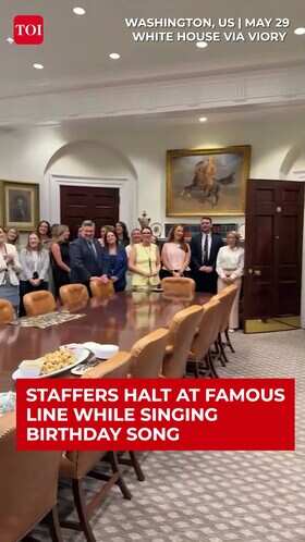 "What's His Name?": White House Staffers Freeze During Awkward Rubio Birthday Singalong