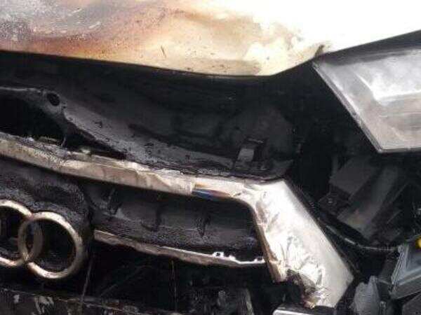 Luxury car drags man to death