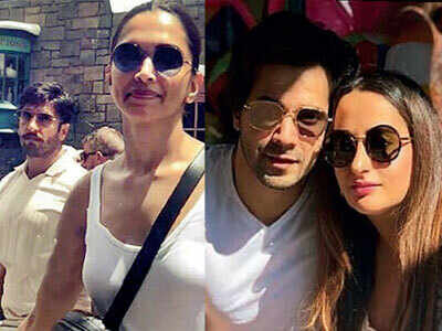 Deepika Padukone and Ranveer Singh, Varun Dhawan and Natasha Dalal go on couple's retreat