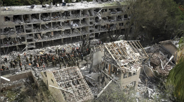 Rescue amid ruins