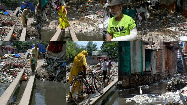 On a plank and a prayer: How two narrow cement structures, serving as a ‘shortcut bridge’, are testing survival skills