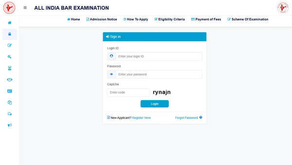 BCI issues AIBE 21 admit card 2026 at allindiabarexamination.com; candidates can download hall tickets here