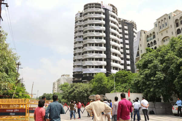 Explosive finale: Noida Supertech twin towers set to fall today