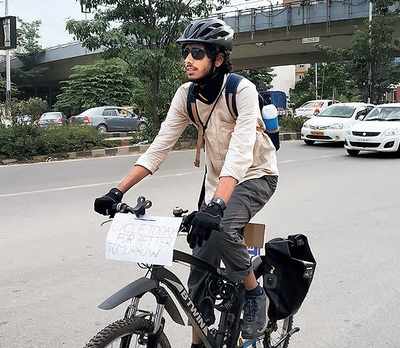 Student wants Bengaluru to crank the pedal