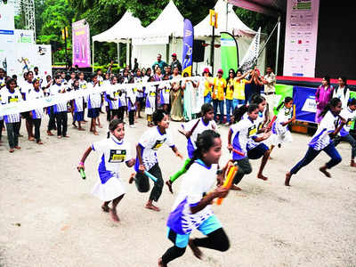 Government school students have sporty day out