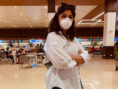 Photos: From Parineeti Chopra and Sunny Leone to Soha Ali Khan, B-Town celebs take precaution against coronavirus
