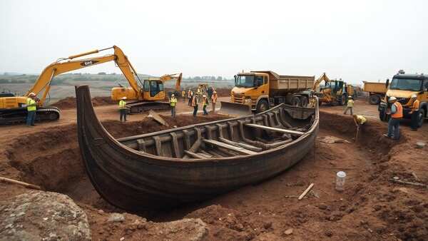 In 1992, a Dover roadworks crew struck dark timber and unearthed a prehistoric ship lost for 3,500 years