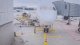 Several Lufthansa staff injured after plane's nose gear collapses at Germany's Frankfurt airport - video