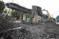 Pune: Last phase of Savitribai Phule Pune University flyover demolition work begins 