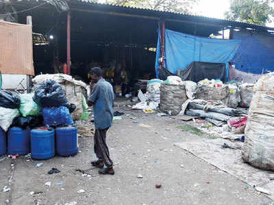 60,000 kg of seized plastic chokes BMC godowns
