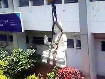 An end to the statue row at Bangalore University